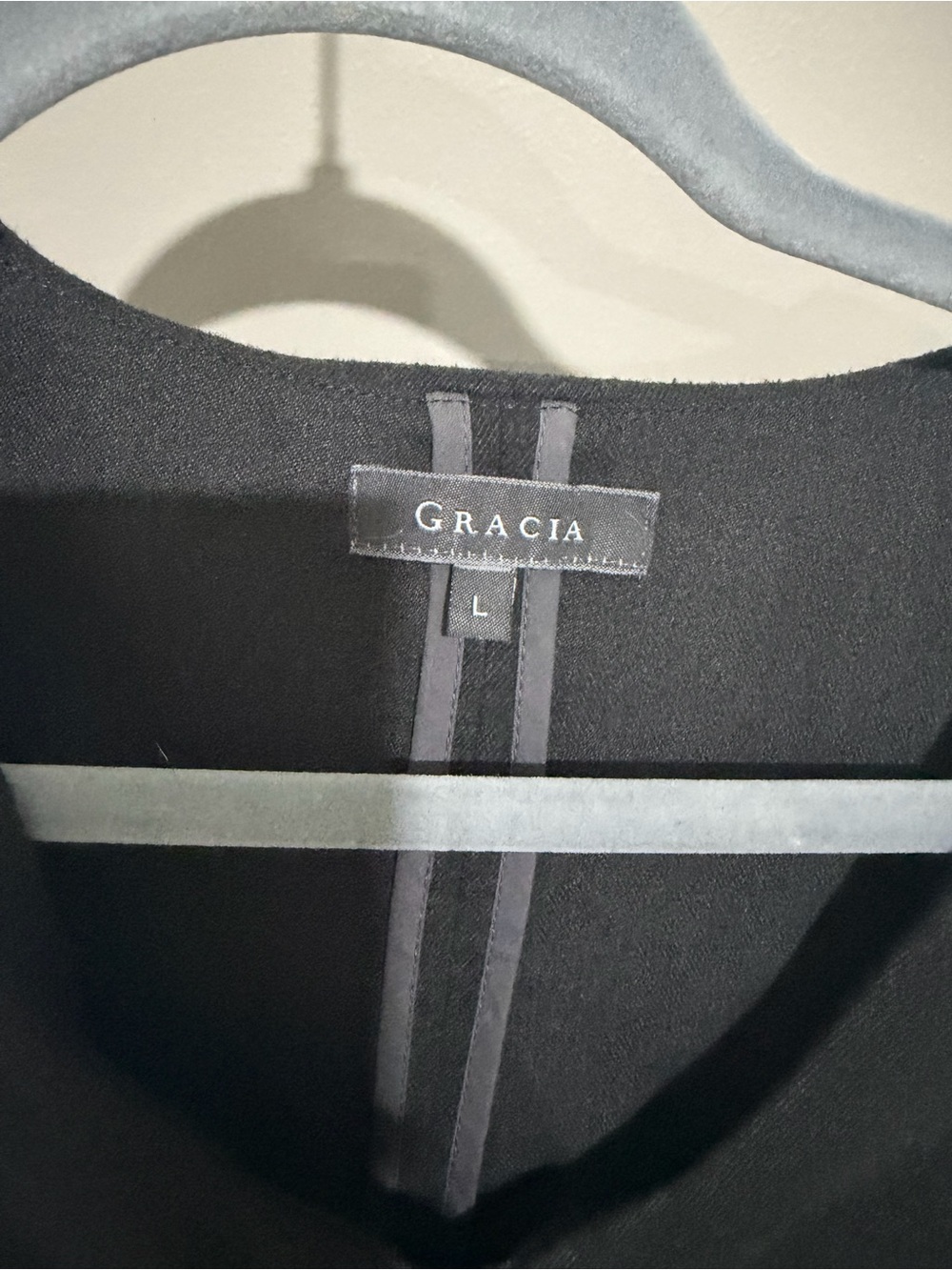 Gracia Black Zip-Front Women's dress - Picture 3 of 7